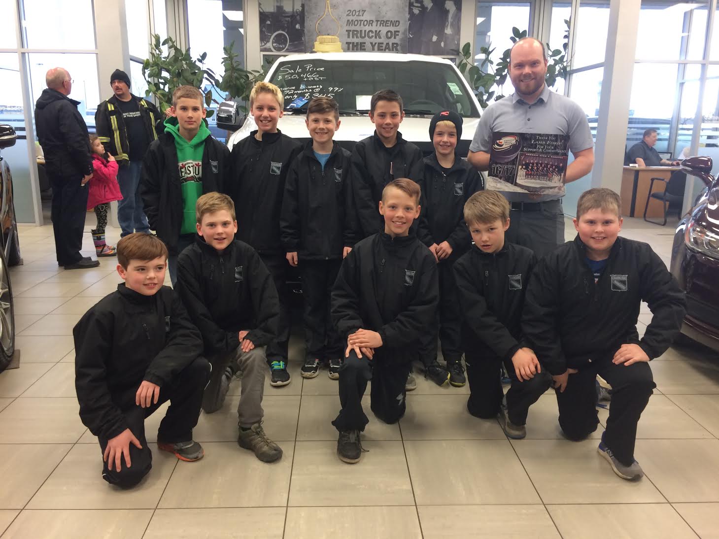 Thank you to Lamb Ford for Sponsoring the Atom A Rangers - 2017
